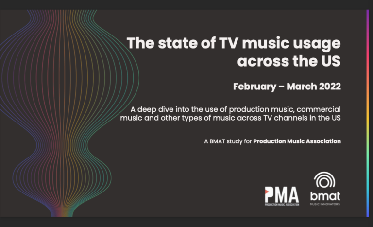TV放送時の音楽の使用状況分析 (by PMA)についての解説